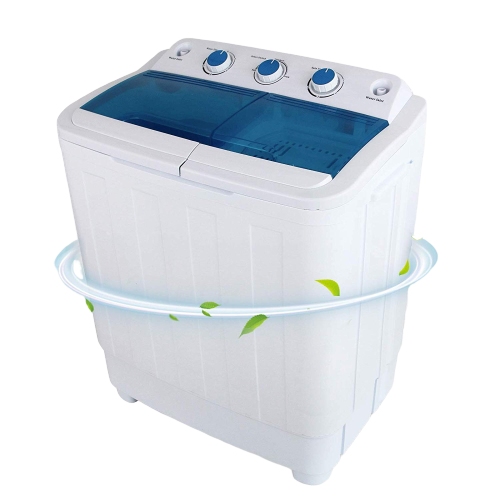 KUPPET 17lbs Compact Twin Tub Washer and Spin Dryer Combo KUPPET 17lbs Compact Twin Tub Washer and Spin Dryer Combo